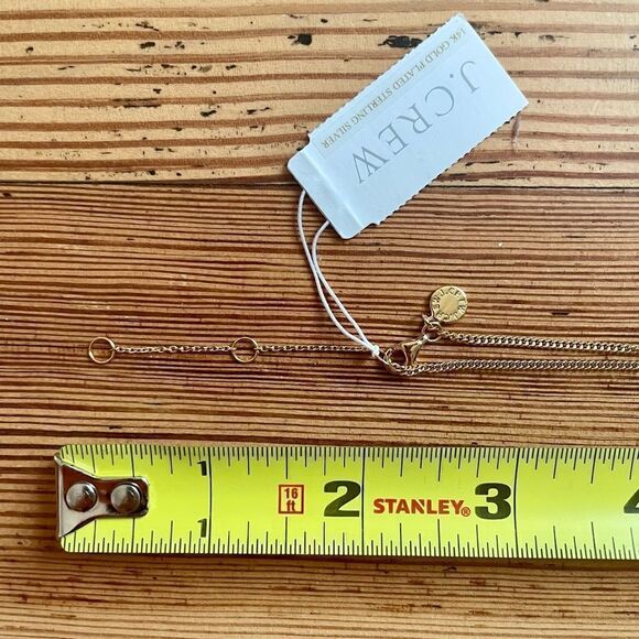 J. Crew Demi-fine 14k gold-plated 20” curb chain necklace. NWT. - Picture 8 of 10